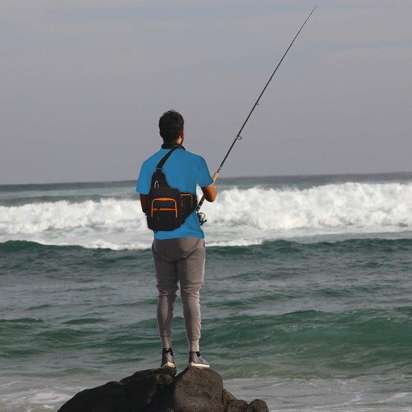 The fisherman's sling shoulder tackle bag is the perfect accessory for fishing trips holding al your essentials in one place, Best convenient fishing bag