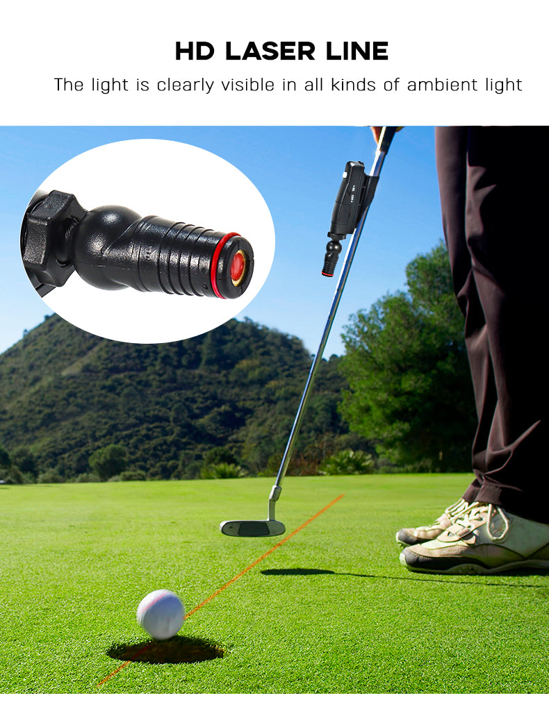 The golf laser pointer is ideal for serious golfers, this laser pointer assists in perfecting putting strokes by providing a clear visual guide and feedback, Finest golf laser pointer for mastering the greens