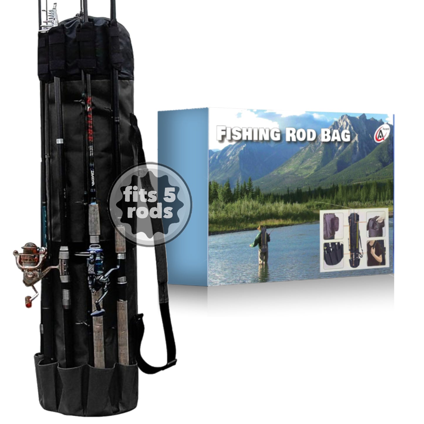 The fishing rod bag - rod and tackle organizer is the best bag to have as a fisher and will make sure every fishing trip runs smoothly and assures you are prepared with all your essentials, Best bag for fishing essentials