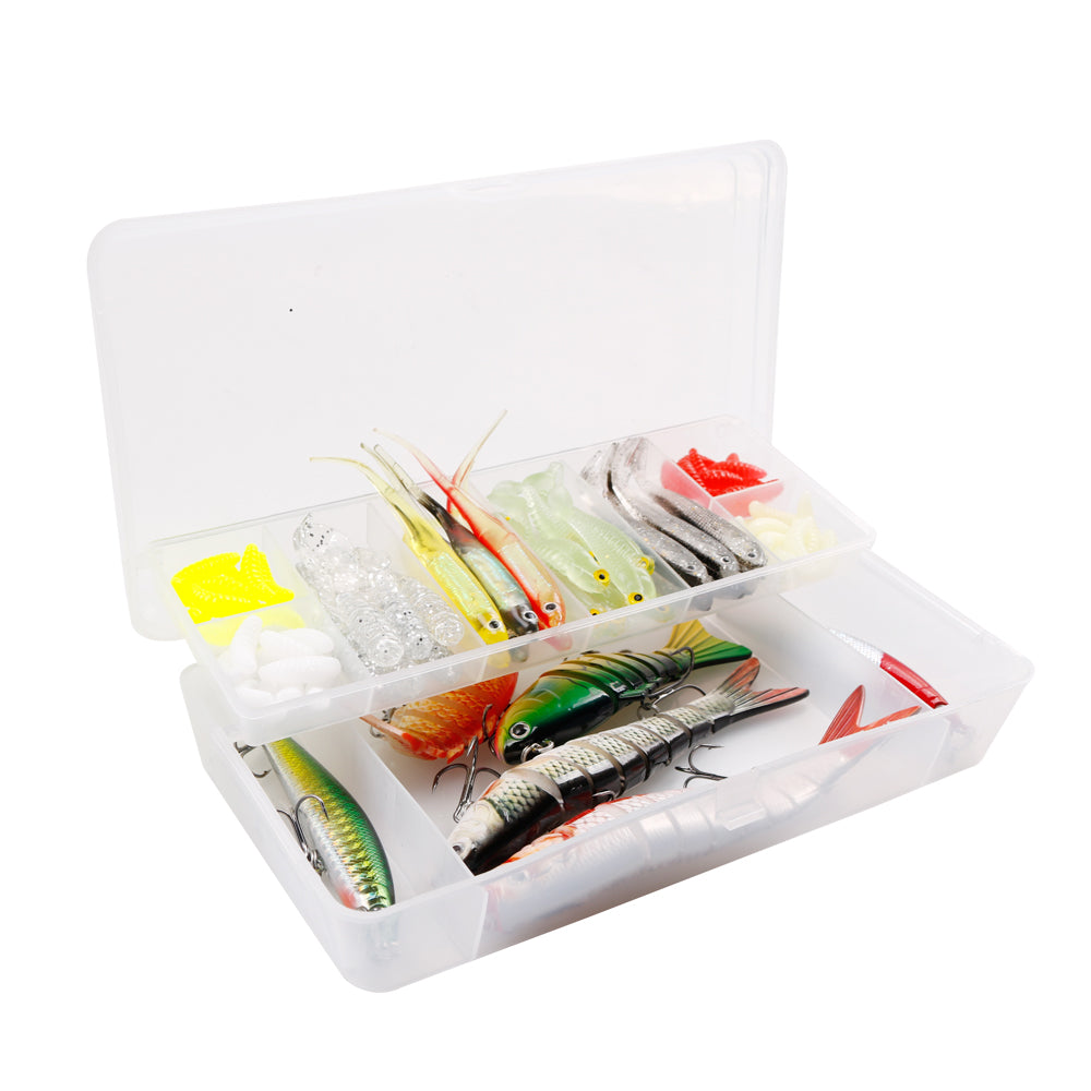 The 74 pcs fishing lures kit is the only lures kit a fisher will ever need, providing a large variety of useful, colourful and durable lures, Best fisherman gift