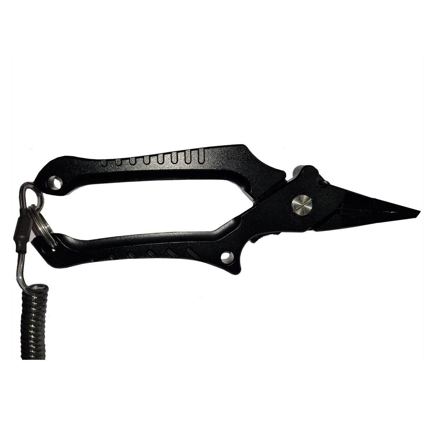 The clamp head fishing pliers features a blade to cut fishing lines, crimp sleeves, hook remover, accurate clipping of the line, belt buckle clip with rubber holster for easy access, Best fishing pliers