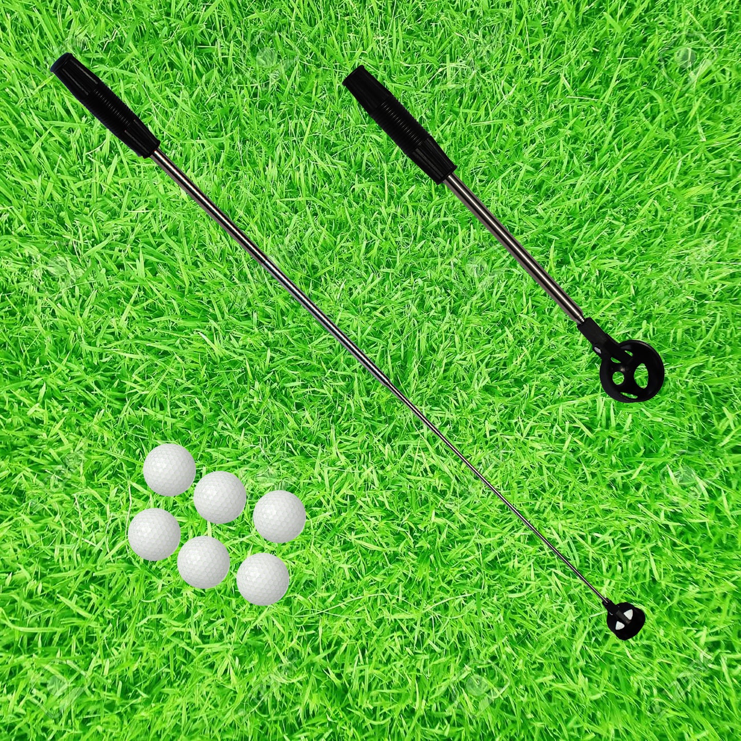 The retractable golf ball scooper's compact design and retractable feature make it easy to carry in your golf bag, freeing up valuable space for other essentials, Best ball scooper for golf