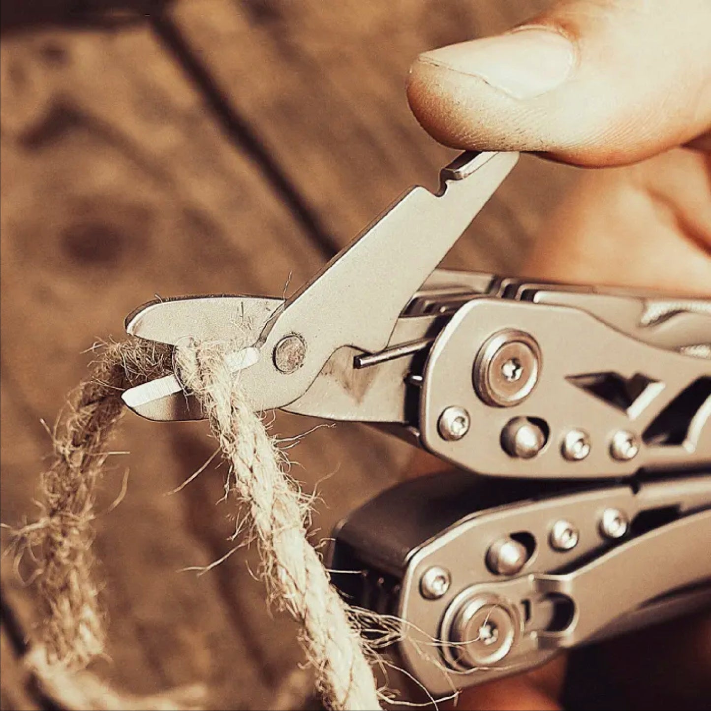 The 12-In-1 pliers multi tool protects your hands from harm, the tool has a locking mechanism that secures the blades safely in place when fully opened. The side buttons on the blade must be pushed upward to unlock it before folding, and then the blade can be closed which eliminates the risk of slippage, Best pliers tool