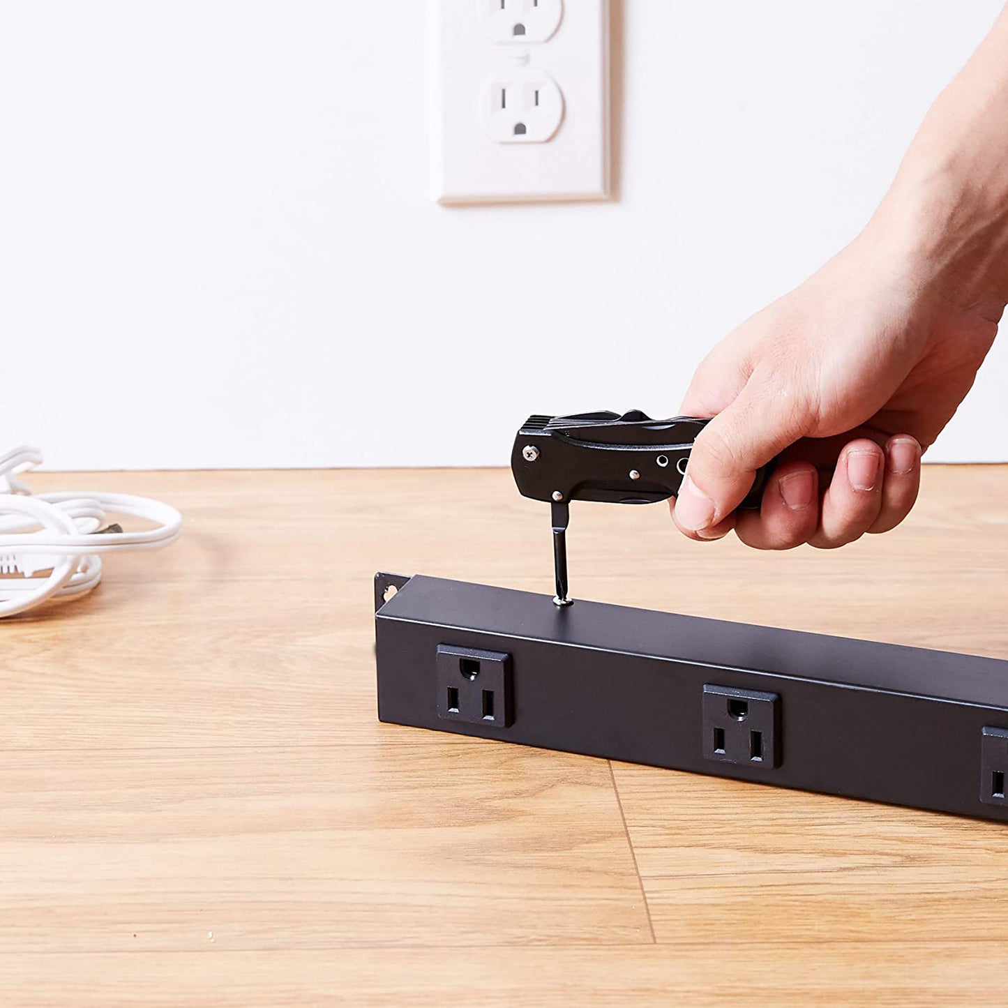 The 12-In-1 knife multi tool is made of durable stainless steel, in a stylish black matte finish, Best knife tool for handyman