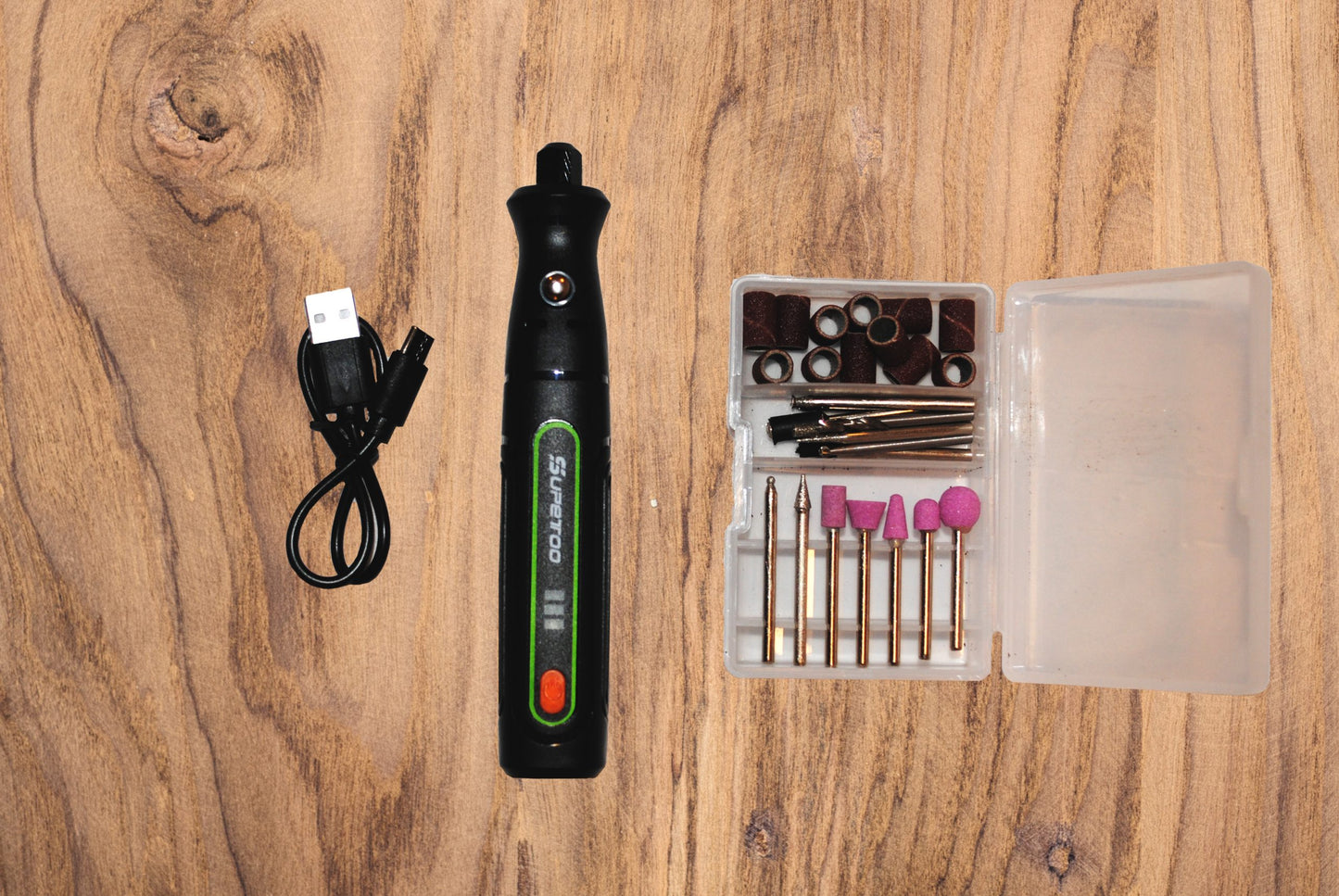 The cordless rotary tool kit includes a USB type C cable for a fast, reliable, and easy charge to give you a long-lasting battery for a better experience, Best rotary tools