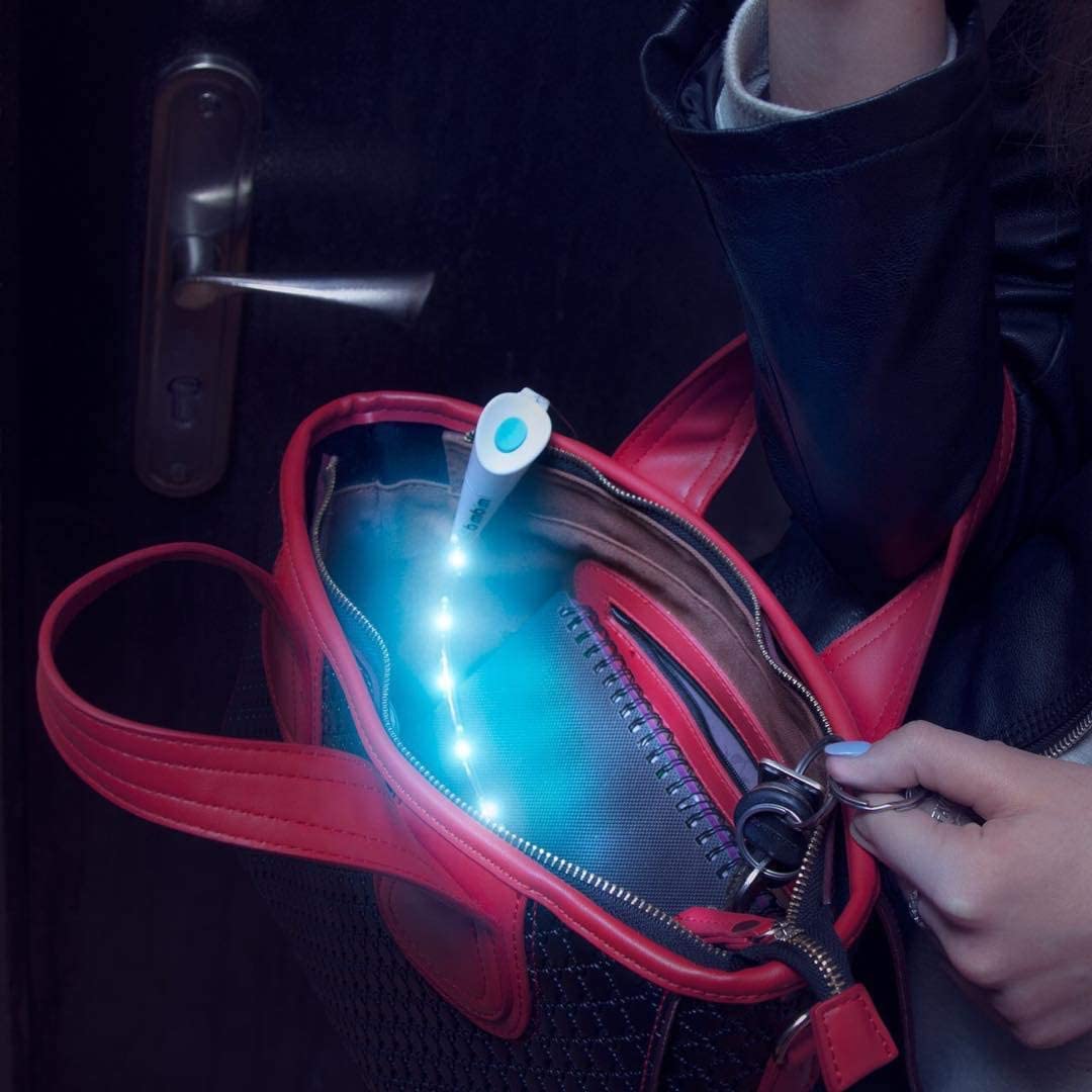 Purse bag light using luminescent lights to increase visibility in the purse, Best bright purse bag light