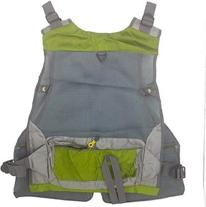 The adjustable fishing vest is one size fits most with it's adjustable shoulder and waist strap suspension structure design allowing it to fit most shapes and sizes, Best adjustable fishing vest