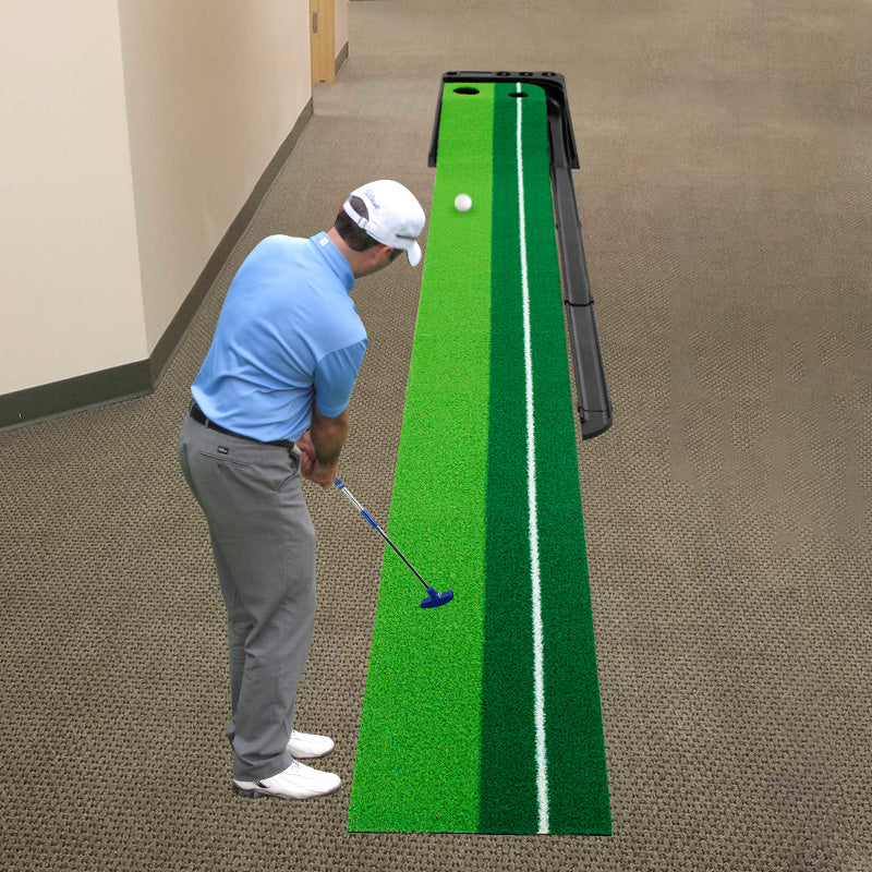 The golf putting mat - 2.5 meters with automatic ball return is ideal for golfers of all skill levels, this putting green is a thoughtful gift to enhance anyone’s practice routine, Best golf putting mat gift