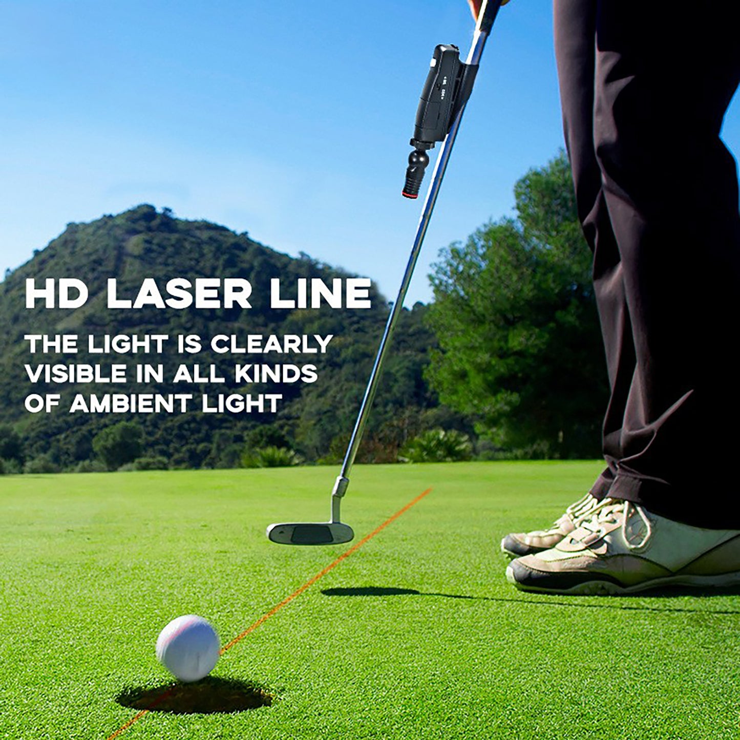 The golf laser pointer provides instant feedback on each shot, allowing golfers to make timely adjustments and refine their swing and putting techniques, Best putting feedback tool