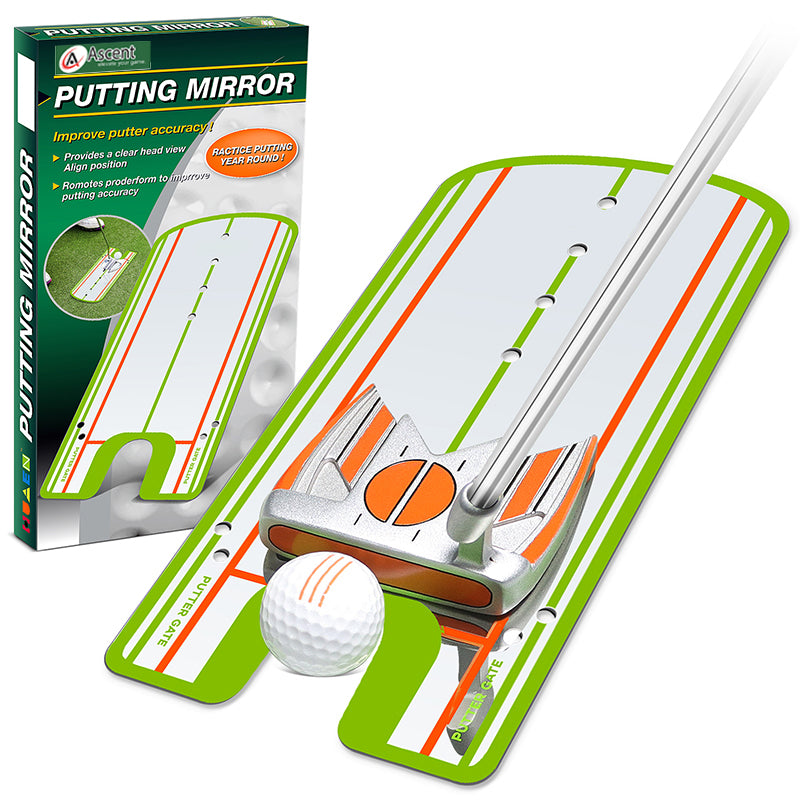 The golf putting mirror is built to last, this golf putting mirror resists scratches and is nearly unbreakable, ensuring it can withstand frequent practice, Best mirror for putting practice