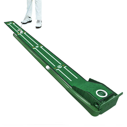 The golf putting mat - slim compact 7.7-inch wide is crafted from high-quality ABS material; non-slip bottom of the golf putting mat keeps it flat and reduces creasing for a consistent practice surface, Best golf putting mat