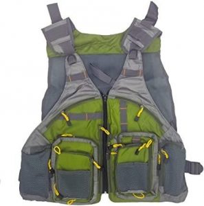 The adjustable fishing vest is lightweight and comfortable with only 23 oz weight for long-day fishing. The suspension structure of the fishing vest disperses the weight of your fishing tackle with a comfortable fit, Best fishing vest