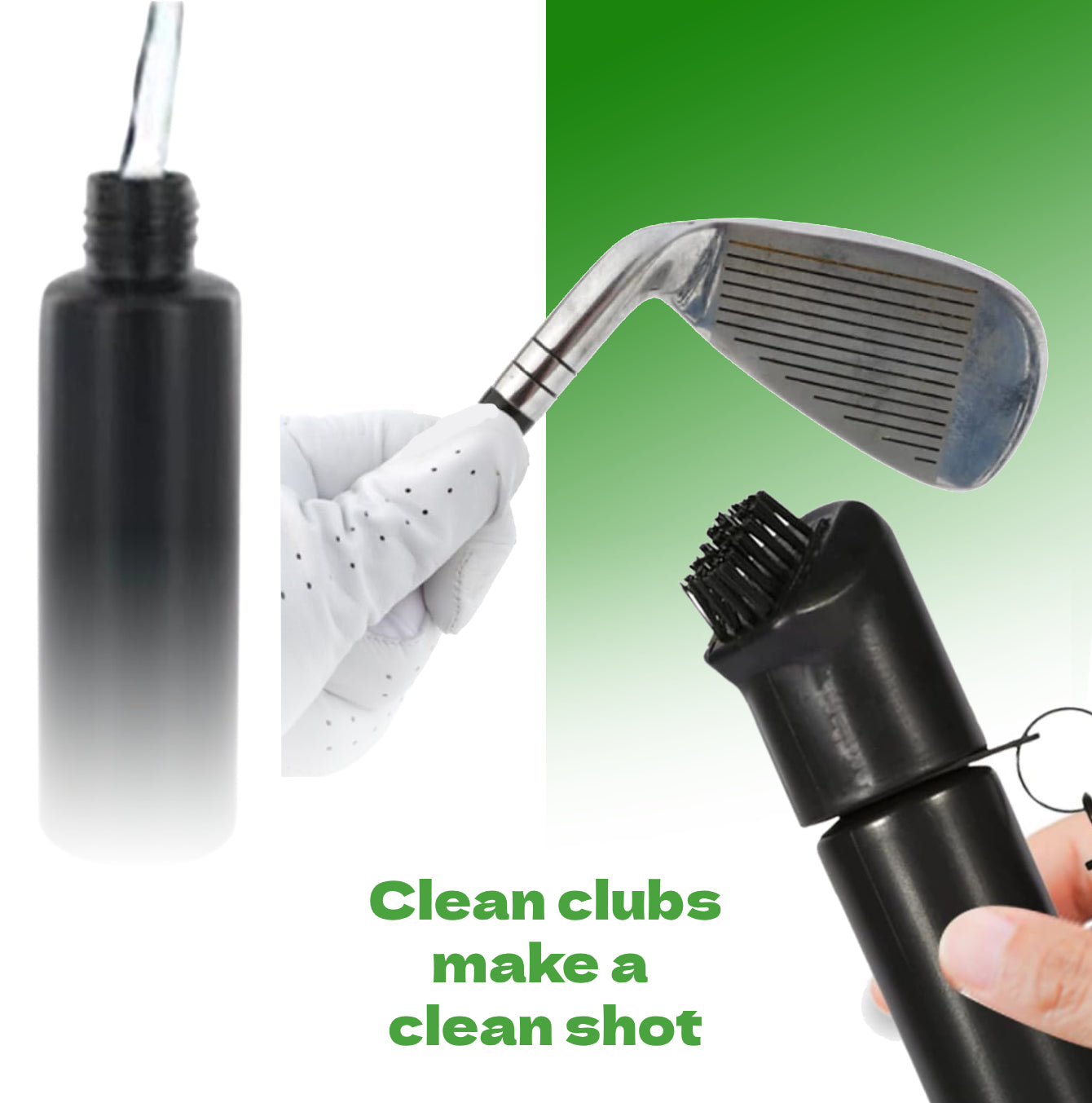 Golf club cleaner will clean your clubs improving your accuracy and allowing for cleaner shots, Best tool for golfers