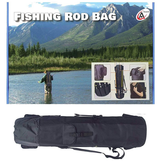 The fishing rod bag - rod and tackle organizer will organize, protect, and carry all your fishing equipment. Made from durable polyester canvas and delivered in a gift box, Best fishing rod bag