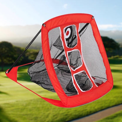 The golf practice net is made with high-quality materials, our practice net is built to withstand the impact of even the most powerful swings, Best golf training aid