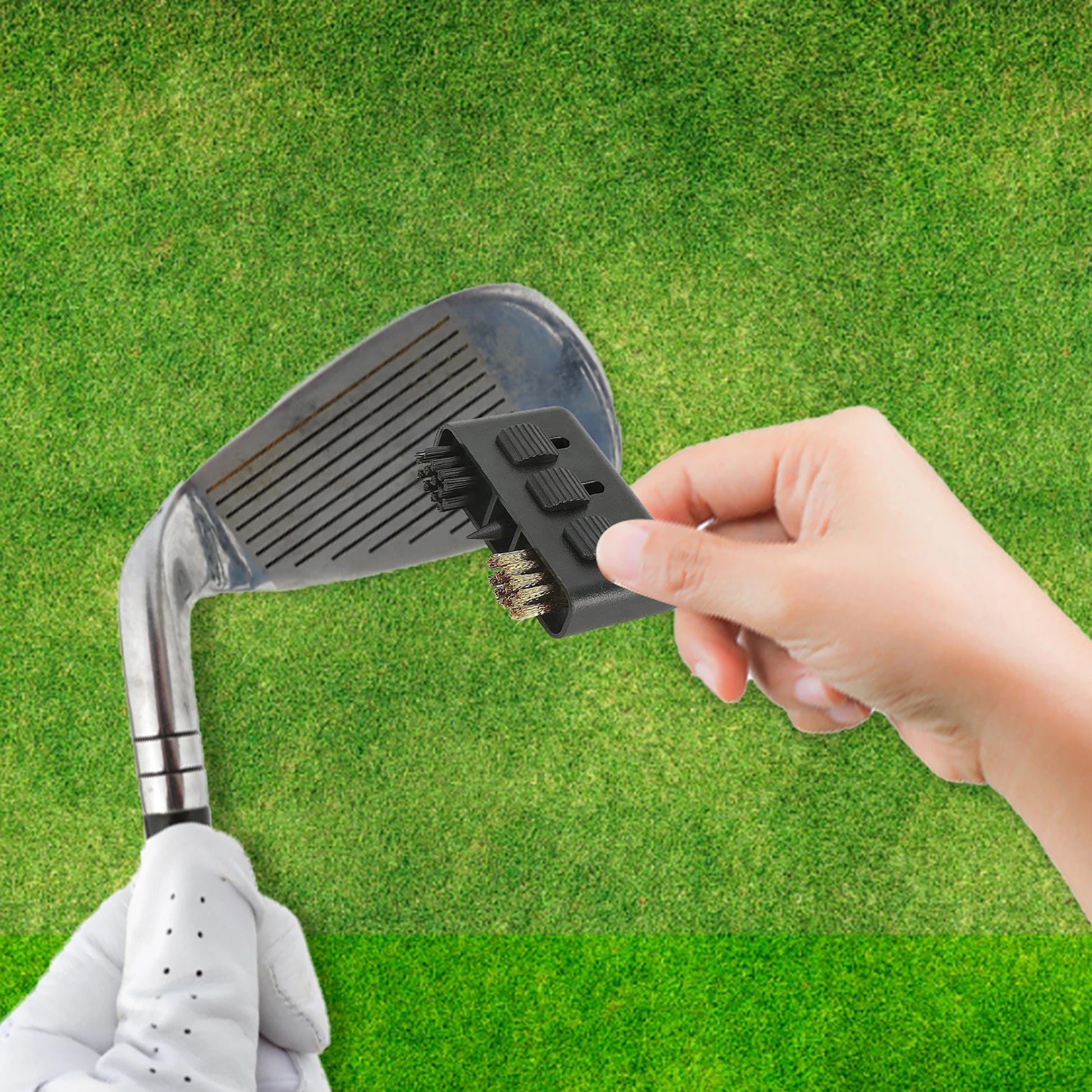 The golf club cleaning brushes - set of 2 with groove cleaner are simple and easy to use, Best groove cleaner for golf